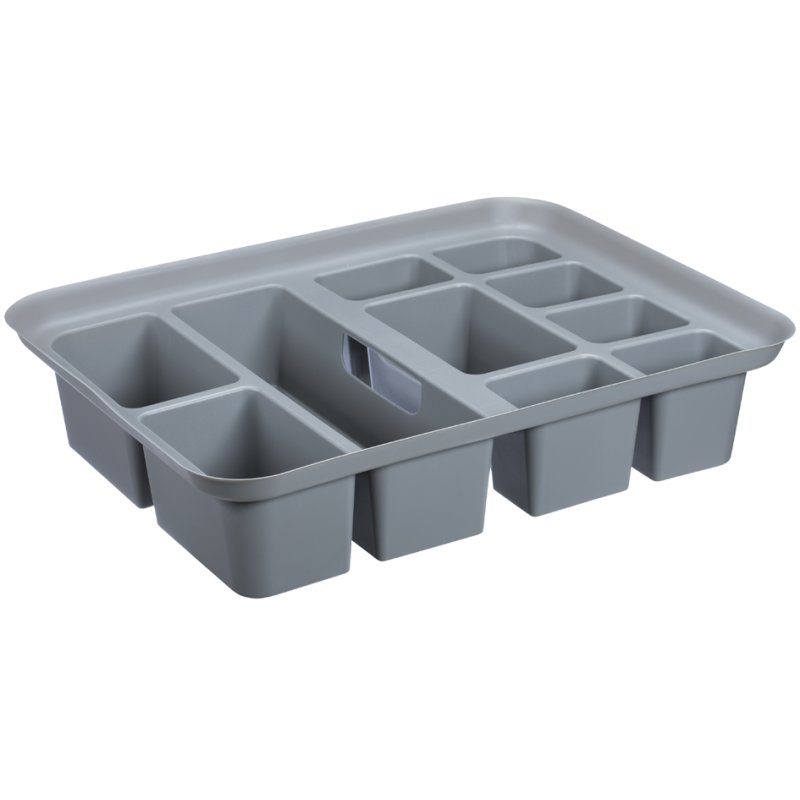 plast team boîte de rangement PROBOX RECYCLER, 32 litres, noir, plastique recyclé